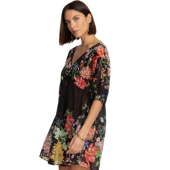 Johnny Was Women's Metalli Notte A-Line Dress Medium - Picture 14 of 14